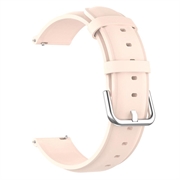Cinturino in Pelle Universale per Smartwatch - 22mm - Rosa Chiaro