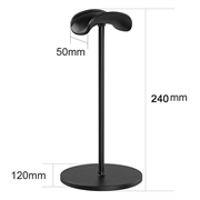 Supporto universale in metallo per cuffie