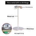 Supporto universale in metallo per cuffie - Argento