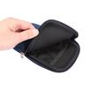 Custodia universale in nylon per cellulare con cerniera e cordino - 6.7-6.9" - Blu