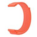 Cinturino universale in nylon con chiusura in velcro per smartwatch da 20mm - Arancione