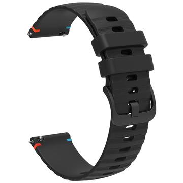 Cinturino in Silicone Universale per Smartwatch - 18mm - Nero