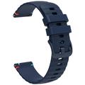 Cinturino in Silicone Universale per Smartwatch - 18mm - Blu Scuro