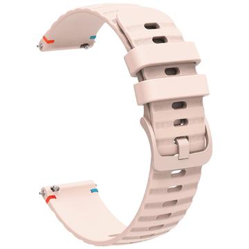 Cinturino in Silicone Universale per Smartwatch - 18mm - Rosa Chiaro
