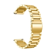 Cinturino in Acciaio Inossidabile Universale per Smartwatch - 22mm - Color Oro