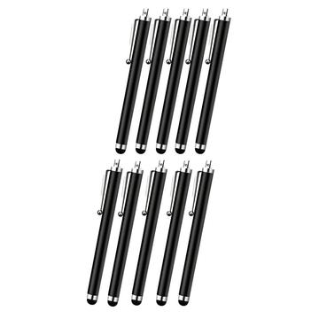 Penna stilo universale per iPhone, smartphone e tablet - 20 pezzi. - Nero