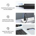 Caricabatterie universale USB-C da 65W per laptop Huawei, HP, Dell, Lenovo - Spina UE