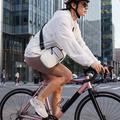 Borsa a tracolla UrbanFlex con tracolla regolabile - Bianca