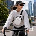 Borsa a tracolla UrbanFlex con tracolla regolabile - Bianca