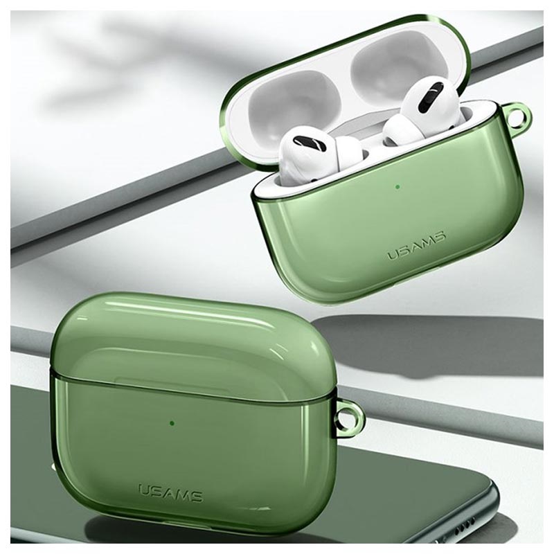 USAMS TPU Protective Cover Case With Clip For AirPods Pro - Hex Store Co.