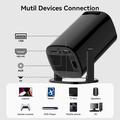 Proiettore Android portatile V1 con WiFi/Bluetooth - Nero