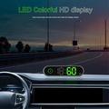 Display HUD GPS per auto V11 con tachimetro, bussola e orologio - Nero