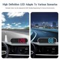 Display HUD GPS per auto V11 con tachimetro, bussola e orologio - Nero