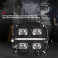Fari da moto a LED V112 da 65 W – IP67, 12.000 lm, abbagliante/anabbagliante – 2 pezzi – Nero