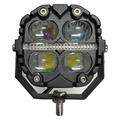 Fari da moto a LED V112 da 65 W – IP67, 12.000 lm, abbagliante/anabbagliante – 2 pezzi – Nero