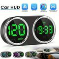 V15 GPS HUD - Display head-up per auto con tachimetro, bussola e orologio - Nero