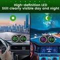 V15 GPS HUD - Display head-up per auto con tachimetro, bussola e orologio - Nero