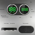 V15 GPS HUD - Display head-up per auto con tachimetro, bussola e orologio - Nero