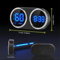V15 GPS HUD - Display head-up per auto con tachimetro, bussola e orologio - Nero