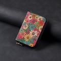 Portacarte magnetico V16 con cerniera - Compatibile con MagSafe - Fiori colorati