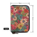 Portacarte magnetico V16 con cerniera - Compatibile con MagSafe - Fiori colorati