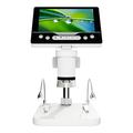 Microscopio digitale portatile V17 con schermo IPS da 5″ - Zoom 5-1000× - Bianco
