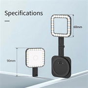 V18 Luce di riempimento magnetica per selfie 2500K-9000K