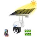 V380 Telecamera di sicurezza PTZ solare 4G da 3MP con rilevamento del movimento PIR