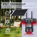 V380 Pro Solar Telecamera di sicurezza PTZ WiFi per esterni con 3 obiettivi e tracciamento delle persone