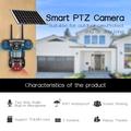 V380 Pro Solar Telecamera di sicurezza PTZ WiFi per esterni con 3 obiettivi e tracciamento delle persone