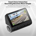 V55: doppia dash cam 4K/1080p con sensore Sony IMX415, Wi-Fi e supercondensatore - Nero