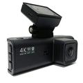 Set doppia dash cam V56 con GPS - Telecamera anteriore 4K e telecamera posteriore 2K - Nero