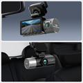 Videocamera da cruscotto V58 a 3 canali - 4K anteriore, 1080p posteriore/abitacolo, GPS, Wi-Fi