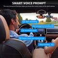 Videocamera da cruscotto V58 a 3 canali - 4K anteriore, 1080p posteriore/abitacolo, GPS, Wi-Fi