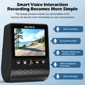 Doppia dash cam V61 4K/1080p - WiFi a 5.8GHz, visione notturna HDR, supercondensatore - Nero