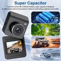 V63 Dual Dash Cam - 4K/1080p, visione notturna HDR, Wi-Fi a 5.8GHz, monitoraggio in sosta - Nero