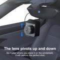V63 Dual Dash Cam - 4K/1080p, visione notturna HDR, Wi-Fi a 5.8GHz, monitoraggio in sosta - Nero