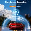 V63 Dual Dash Cam - 4K/1080p, visione notturna HDR, Wi-Fi a 5.8GHz, monitoraggio in sosta - Nero