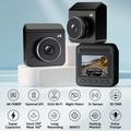 V63 Dual Dash Cam - 4K/1080p, visione notturna HDR, Wi-Fi a 5.8GHz, monitoraggio in sosta - Nero