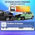 Dash cam GPS V66 a 3 canali - 4K anteriore, abitacolo e posteriore - Nero