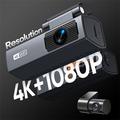 V69: doppia dash cam 4K con visione notturna e monitoraggio in fase di parcheggio