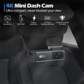 V69: doppia dash cam 4K con visione notturna e monitoraggio in fase di parcheggio
