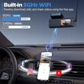 V69: doppia dash cam 4K con visione notturna e monitoraggio in fase di parcheggio