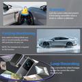 V69: doppia dash cam 4K con visione notturna e monitoraggio in fase di parcheggio