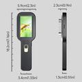 Lente d\'ingrandimento digitale portatile V8 500X con illuminazione a LED - Nero