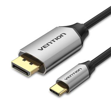 VENTION CGZBH CGZ Cavo da USB-C a DP - Prestazioni 4K UHD - 2m - Nero / Grigio