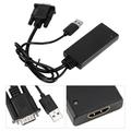 Adattatore da VGA a HDMI con USB per alimentazione e audio - 1080p