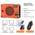 Ventola di raffreddamento magnetica TEC VRIG TT-02 per telefono e fotocamera - Arancione