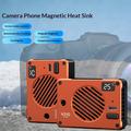 Ventola di raffreddamento magnetica TEC VRIG TT-02 per telefono e fotocamera - Arancione