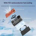 Ventola di raffreddamento magnetica TEC VRIG TT-02 per telefono e fotocamera - Arancione